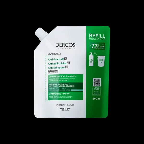 Vichy Dercos Recarga Champú Anticaspa DS Cabello Seco 390ml